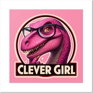 Clever Girl Logo Posters and Art